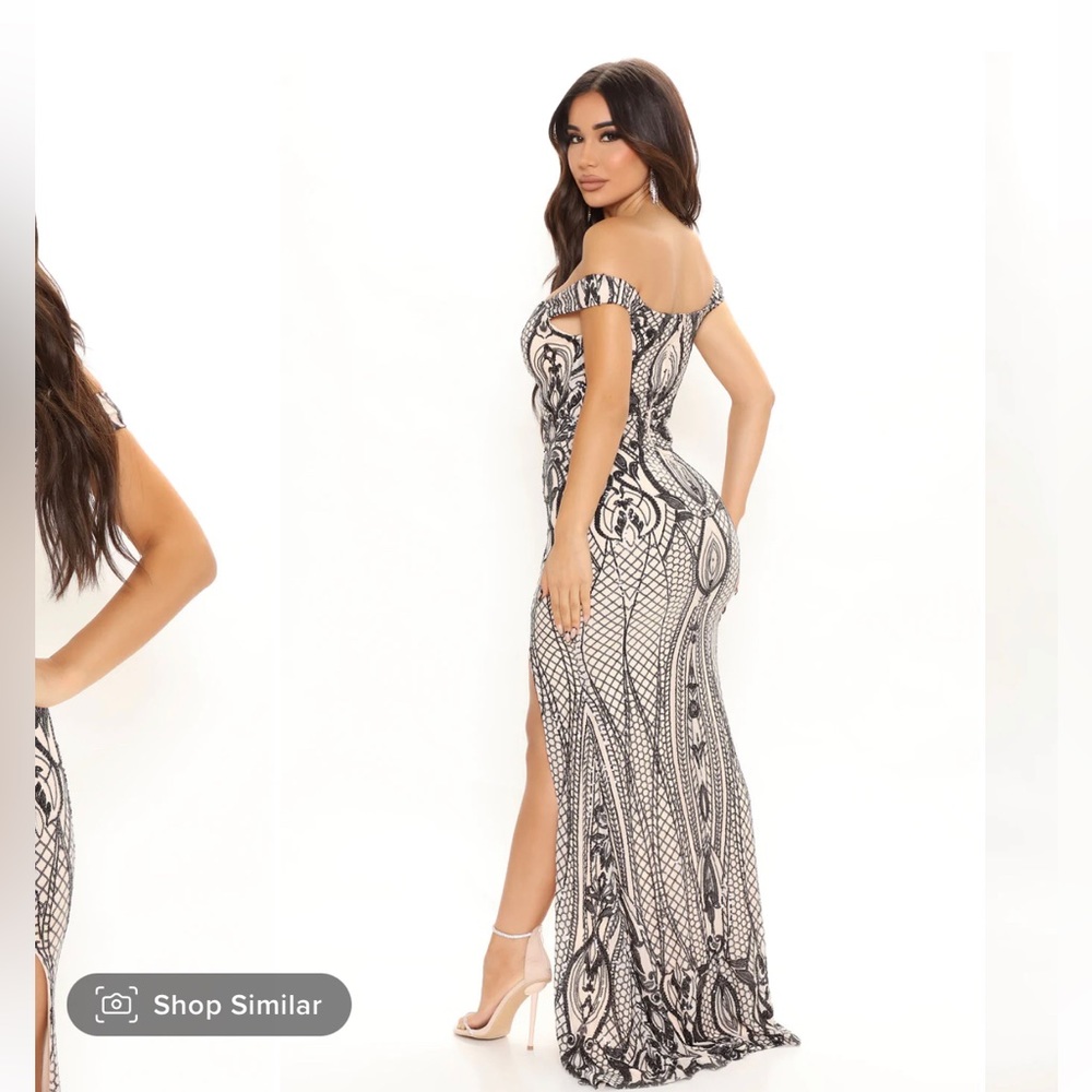 Fashionova size small “I’ll be right here” maxi dress